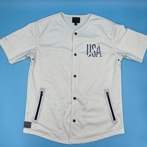 Vintage VCTRY MCMXCV USA Button-Up Jersey